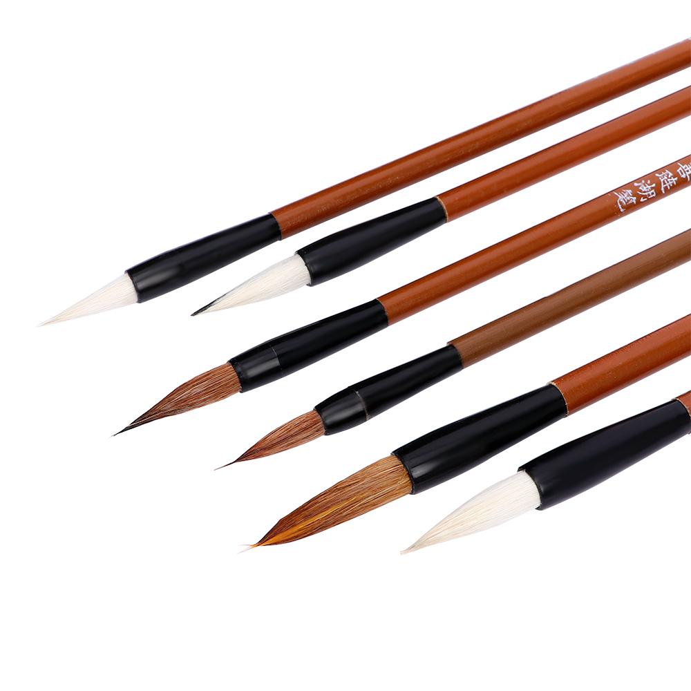 Bamboo Hair Brush - Практичный кисть для рисования из бамбука,