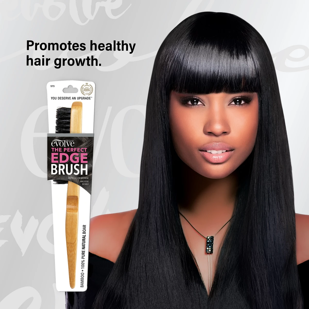 Bamboo Hair Brush - Бамбуковая расческа для волос с 100%