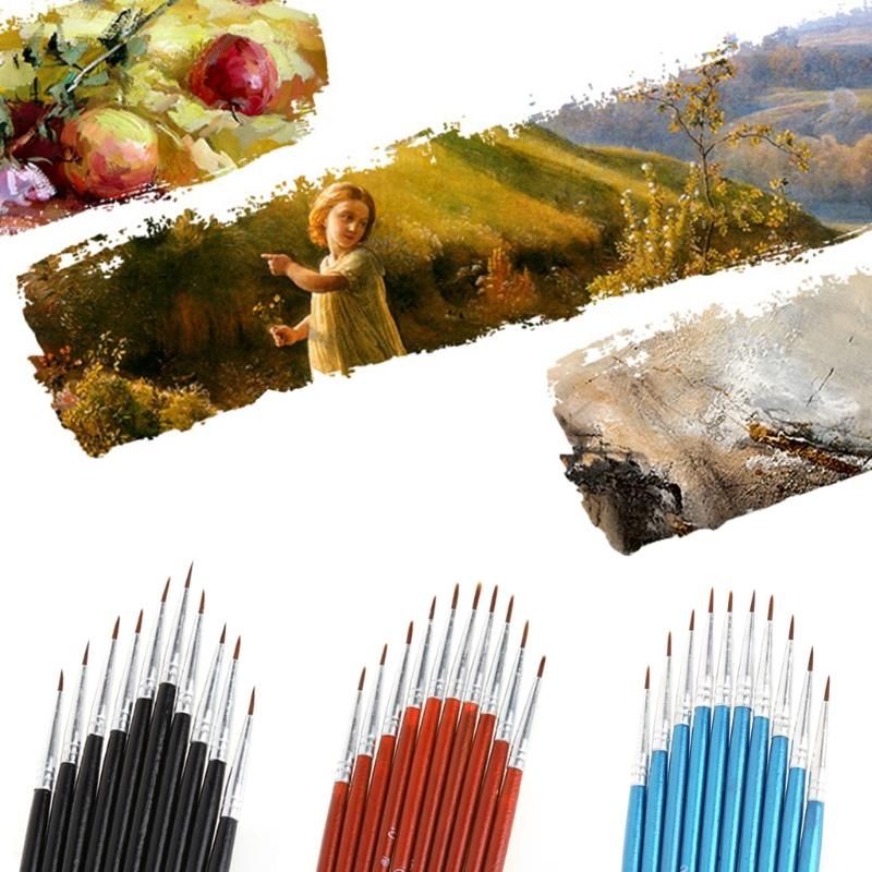 Bamboo Hair Brush - 10 шт., нейлоновая щетка для волос,