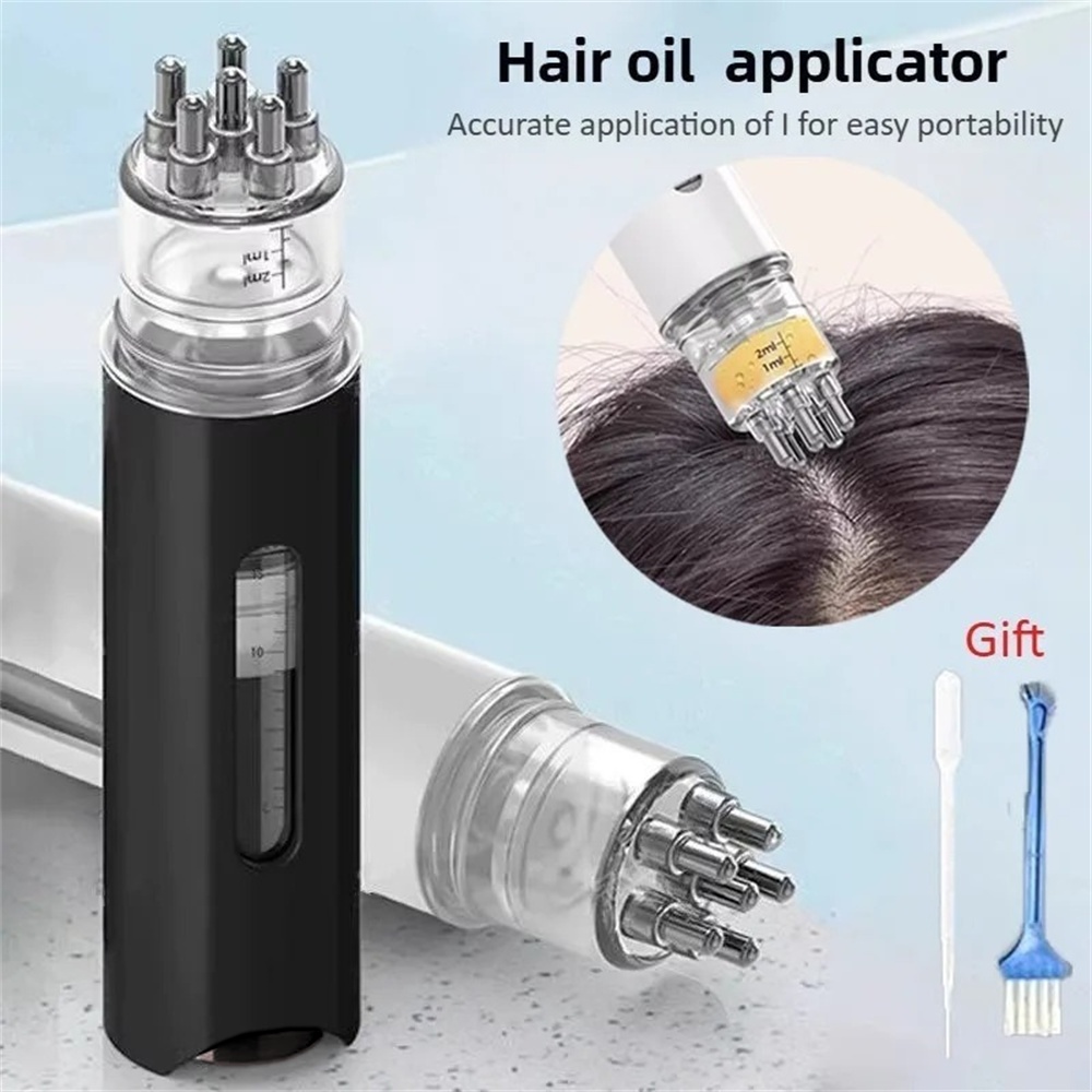 Hair Care Guide - 1 шт. Мини-расческа-аппликатор для волос, массажер
