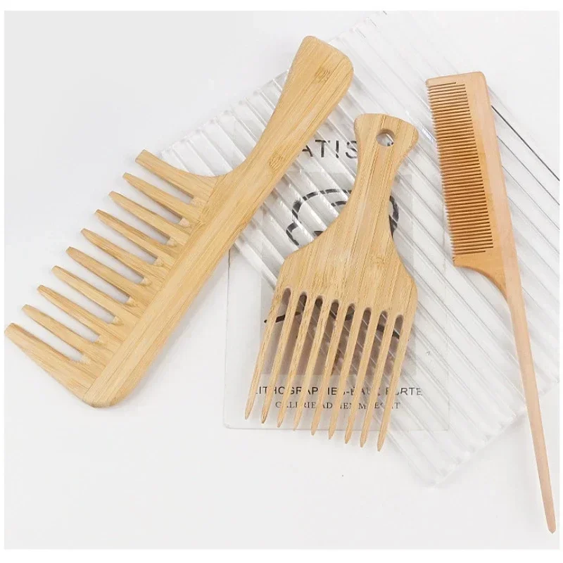1 шт., натуральная бамбуковая  – обзор и цена Bamboo Hair Brush