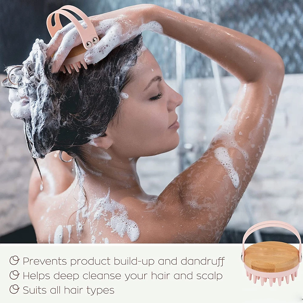 Новый массажер для кожи головы – обзор и цена Bamboo Hair Brush