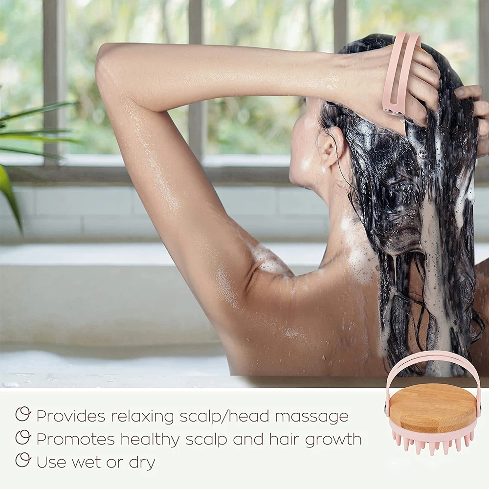 Новый массажер для кожи головы – обзор и цена Bamboo Hair Brush