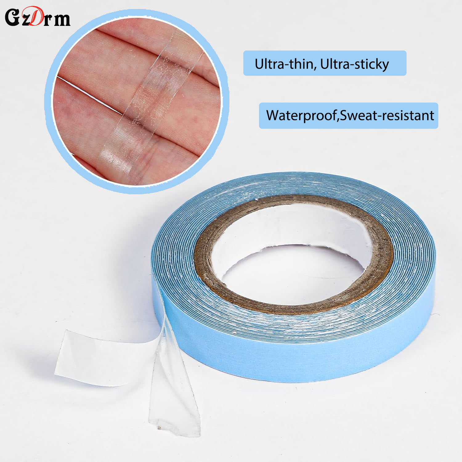 3 ярда синей двусторонней клей – обзор и цена Hair Extension Tape In