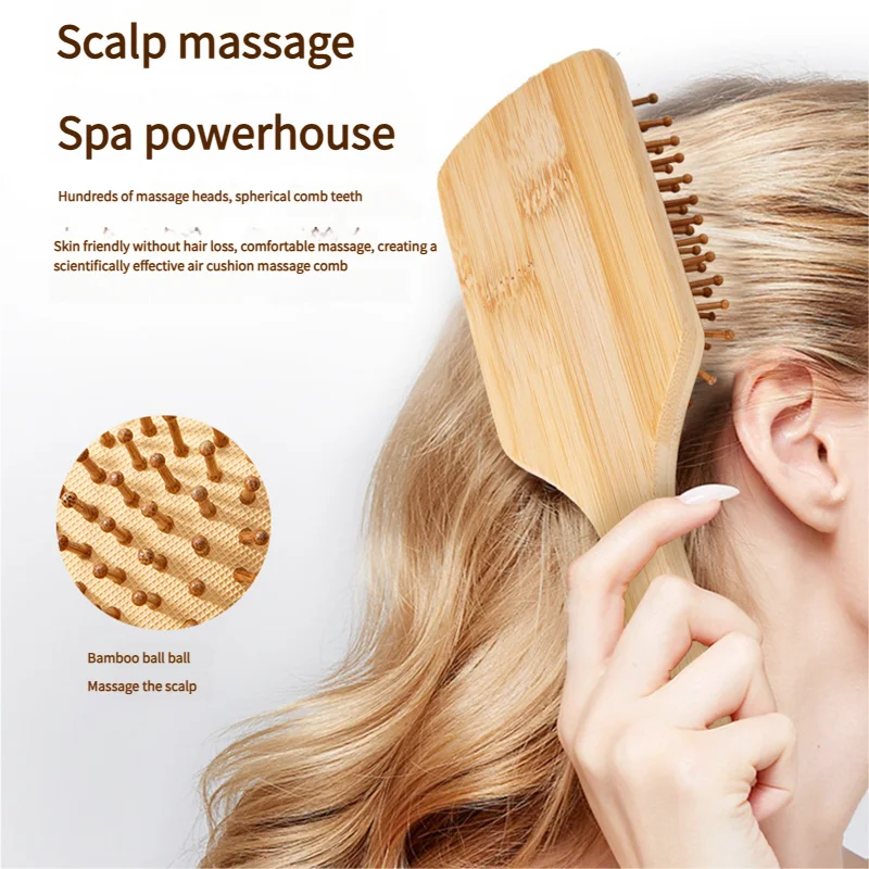 Бамбуковая щетка для волос, же – обзор и цена Bamboo Hair Brush