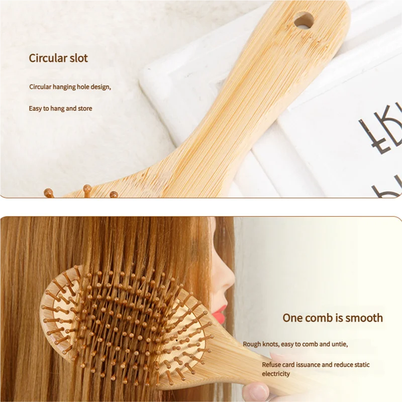 Бамбуковая щетка для волос, же – обзор и цена Bamboo Hair Brush