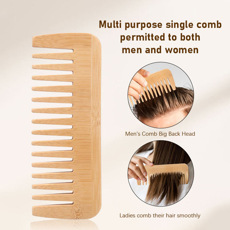 Бамбуковая расческа с широкими – обзор и цена Bamboo Hair Brush